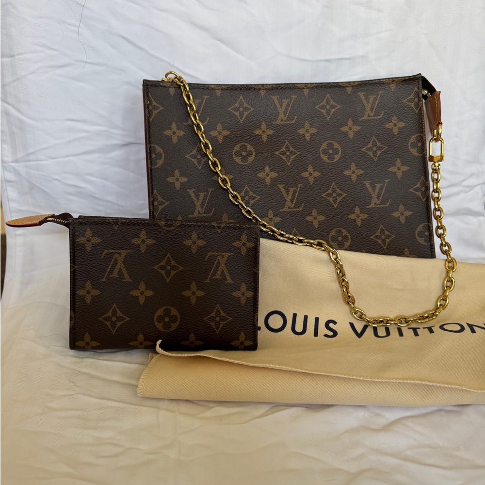 Louis Vuitton Monogram Toiletry Pouch on Chain